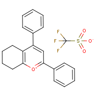 CAS:81128-01-0 | PC3055 | 2,4-Diphenyl-5,6,7,8-tetrahydrochromenylium trifluoromethanesulphonate