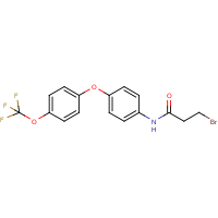 CAS:215519-06-5 | PC31103 | N-{4-[4-(trifluoromethoxy)phenoxy]phenyl}-3-bromopropanamide