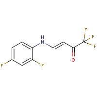 CAS: 215654-90-3 | PC31119 | 4-(2,4-difluoroanilino)-1,1,1-trifluorobut-3-en-2-one