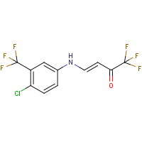 CAS:215655-02-0 | PC31122 | 4-[4-chloro-3-(trifluoromethyl)anilino]-1,1,1-trifluorobut-3-en-2-one
