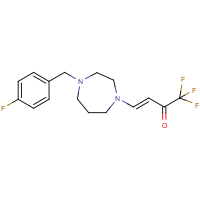CAS:646455-46-1 | PC31126 | 1,1,1-Trifluoro-4-[4-(4-fluorobenzyl)homopiperazin-1-yl]but-3-en-2-one