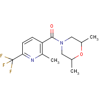 CAS:646455-66-5 | PC31135 | (2,6-dimethylmorpholino)[2-methyl-6-(trifluoromethyl)pyridin-3-yl]methanone