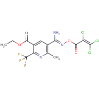CAS:646455-74-5 | PC31139 | ethyl 5-(amino{[(2,3,3-trichloroallanoyl)oxy]imino}methyl)-6-methyl-2-(trifluoromethyl)nicotinate
