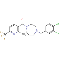 CAS:646455-88-1 | PC31142 | [4-(3,4-Dichlorobenzyl)homopiperazin-1-yl][2-methyl-6-(trifluoromethyl)pyridin-3-yl]methanone
