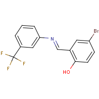 CAS:75854-21-6 | PC31155 | 4-bromo-2-({[3-(trifluoromethyl)phenyl]imino}methyl)phenol