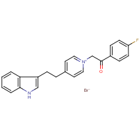 CAS:217315-70-3 | PC31164 | 1-(4-fluorophenyl)-2-{4-[2-(1H-indol-3-yl)ethyl]pyridinium-1-yl}ethan-1-one bromide