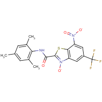 CAS: 217317-46-9 | PC31168 | 2-[(Mesitylamino)carbonyl]-7-nitro-5-(trifluoromethyl)-1,3-benzothiazol-3-ium-3-olate