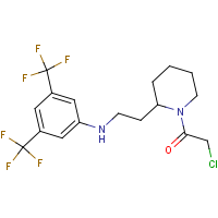 CAS:1980007-73-5 | PC31170 | 2-chloro-1-(2-{2-[3,5-di(trifluoromethyl)anilino]ethyl}piperidino)ethan-1-one