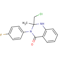 CAS: | PC31171 | 2-(chloromethyl)-3-(4-fluorophenyl)-2-methyl-1,2,3,4-tetrahydroquinazolin-4-one