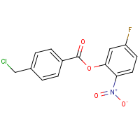 CAS: 219500-20-6 | PC31217 | 5-fluoro-2-nitrophenyl 4-(chloromethyl)benzoate