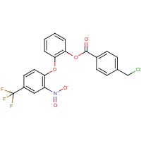 CAS: 680579-25-3 | PC31218 | 2-[2-nitro-4-(trifluoromethyl)phenoxy]phenyl 4-(chloromethyl)benzoate