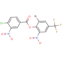 CAS: 219620-03-8 | PC31232 | 2-bromo-6-nitro-4-(trifluoromethyl)phenyl 4-chloro-3-nitrobenzoate