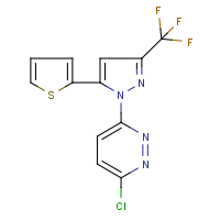 CAS: 219688-79-6 | PC31239 | 3-chloro-6-[5-(2-thienyl)-3-(trifluoromethyl)-1H-pyrazol-1-yl]pyridazine