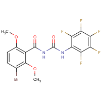 CAS: 222540-13-8 | PC31258 | N-(3-bromo-2,6-dimethoxybenzoyl)-N'-(2,3,4,5,6-pentafluorophenyl)urea