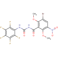 CAS: 223580-83-4 | PC31262 | N-(3-bromo-2,6-dimethoxy-5-nitrobenzoyl)-N'-(2,3,4,5,6-pentafluorophenyl)urea
