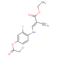 CAS: 239081-33-5 | PC31268 | ethyl 3-{4-[(2-chloroacetyl)oxy]-2-fluoroanilino}-2-cyanoacrylate