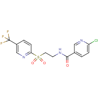 CAS:680579-34-4 | PC31271 | 6-Chloro-N-(2-{[5-(trifluoromethyl)pyridin-2-yl]sulphonyl}ethyl)nicotinamide