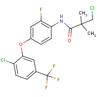 CAS: 243963-31-7 | PC31290 | N1-{4-[2-chloro-5-(trifluoromethyl)phenoxy]-2-fluorophenyl}-3-chloro-2,2-dimethylpropanamide