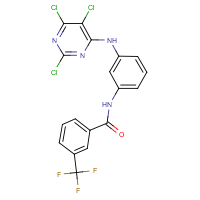 CAS: 244278-44-2 | PC31303 | N1-{3-[(2,5,6-trichloropyrimidin-4-yl)amino]phenyl}-3-(trifluoromethyl)benzamide
