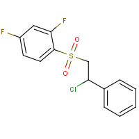 CAS: 244278-68-0 | PC31308 | 1-[(2-chloro-2-phenylethyl)sulphonyl]-2,4-difluorobenzene