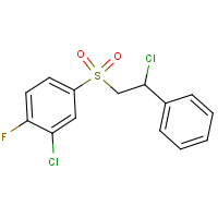 CAS: 244278-71-5 | PC31309 | 2-chloro-4-[(2-chloro-2-phenylethyl)sulphonyl]-1-fluorobenzene