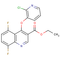 CAS:245073-04-5 | PC31317 | ethyl 4-[(2-chloro-3-pyridyl)oxy]-5,8-difluoroquinoline-3-carboxylate