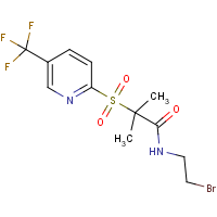 CAS: 245671-81-2 | PC31319 | N1-(2-bromoethyl)-2-methyl-2-{[5-(trifluoromethyl)-2-pyridyl]sulphonyl}propanamide