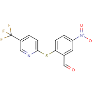 CAS: 680579-40-2 | PC31322 | 5-nitro-2-{[5-(trifluoromethyl)pyridin-2-yl]thio}benzaldehyde