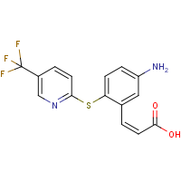 CAS: 680579-41-3 | PC31323 | 3-(5-amino-2-{[5-(trifluoromethyl)pyridin-2-yl]thio}phenyl)acrylic acid