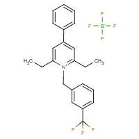 CAS:88292-76-6 | PC31359 | 2,6-diethyl-4-phenyl-1-[3-(trifluoromethyl)benzyl]pyridinium tetrafluoroborate