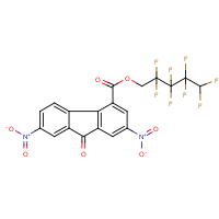 CAS:254973-34-7 | PC31375 | 2,2,3,3,4,4,5,5-octafluoropentyl 2,7-dinitro-9-oxo-9H-fluorene-4-carboxylate