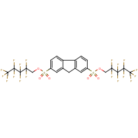 CAS:254900-51-1 | PC31378 | di(2,2,3,3,4,4,5,5,5-nonafluoropentyl) 9H-fluorene-2,7-disulphonate