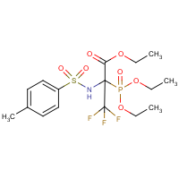 CAS:340033-05-8 | PC31395 | ethyl 2-(diethoxyphosphoryl)-3,3,3-trifluoro-2-{[(4-methylphenyl)sulphonyl]amino}propanoate