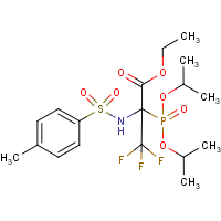 CAS:256332-93-1 | PC31396 | ethyl 2-(diisopropoxyphosphoryl)-3,3,3-trifluoro-2-{[(4-methylphenyl)sulphonyl]amino}propanoate