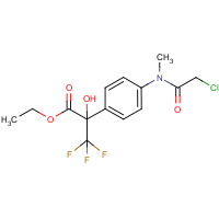 CAS: 340029-62-1 | PC31409 | Ethyl 2-{4-[(2-chloroacetyl)(methyl)amino]phenyl}-3,3,3-trifluoro-2-hydroxypropanoate