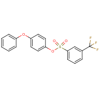 CAS: 256521-40-1 | PC31415 | 4-phenoxyphenyl 3-(trifluoromethyl)benzene-1-sulphonate