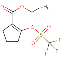 CAS:122539-74-6 | PC31418 | Ethyl 2-{[(trifluoromethyl)sulphonyl]oxy}cyclopent-1-ene-1-carboxylate