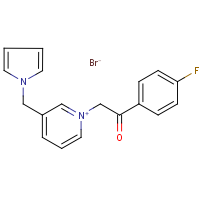 CAS: 646497-76-9 | PC31458 | 1-[2-(4-fluorophenyl)-2-oxoethyl]-3-(1H-pyrrol-1-ylmethyl)pyridinium bromide