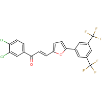 CAS:646497-86-1 | PC31463 | 1-(3,4-dichlorophenyl)-3-{5-[3,5-di(trifluoromethyl)phenyl]-2-furyl}prop-2-en-1-one