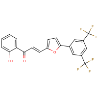 CAS:680579-63-9 | PC31464 | 3-{5-[3,5-di(trifluoromethyl)phenyl]-2-furyl}-1-(2-hydroxyphenyl)prop-2-en-1-one