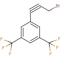 CAS: 81613-58-3 | PC31470 | 1-(3-Bromoprop-1-ynyl)-3,5-di(trifluoromethyl)benzene