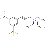CAS:646497-93-0 | PC31472 | {3-[3,5-di(trifluoromethyl)phenyl]prop-2-ynyl}(triethyl)ammonium bromide