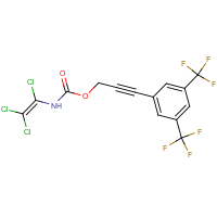 CAS:646989-49-3 | PC31494 | 3-[3,5-di(trifluoromethyl)phenyl]prop-2-ynyl N-(1,2,2-trichlorovinyl)carbamate