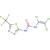 CAS:646989-55-1 | PC31497 | N-(1,2,2-Trichlorovinyl)-N'-[5-(trifluoromethyl)-1,3,4-thiadiazol-2-yl]urea
