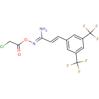 CAS:646989-57-3 | PC31499 | O1-(2-chloroacetyl)-3-[3,5-di(trifluoromethyl)phenyl]prop-2-enehydroximamide
