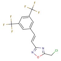 CAS:646989-58-4 | PC31500 | 5-(Chloromethyl)-3-[3,5-di(trifluoromethyl)styryl]-1,2,4-oxadiazole