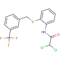 CAS:646989-67-5 | PC31509 | N1-(2-{[3-(trifluoromethyl)benzyl]thio}phenyl)-2,2-dichloroacetamide