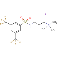 CAS:647824-15-5 | PC31521 | 3-({[3,5-bis(trifluoromethyl)phenyl]sulphonyl}amino)-N,N,N-trimethylpropan-1-aminium iodide