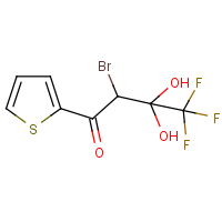 CAS:182131-50-6 | PC31525 | 2-Bromo-4,4,4-trifluoro-3,3-dihydroxy-1-(2-thienyl)butan-1-one