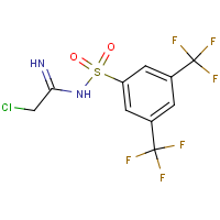 CAS:680579-96-8 | PC31545 | N1-(2-chloroethanimidoyl)-3,5-di(trifluoromethyl)benzene-1-sulphonamide